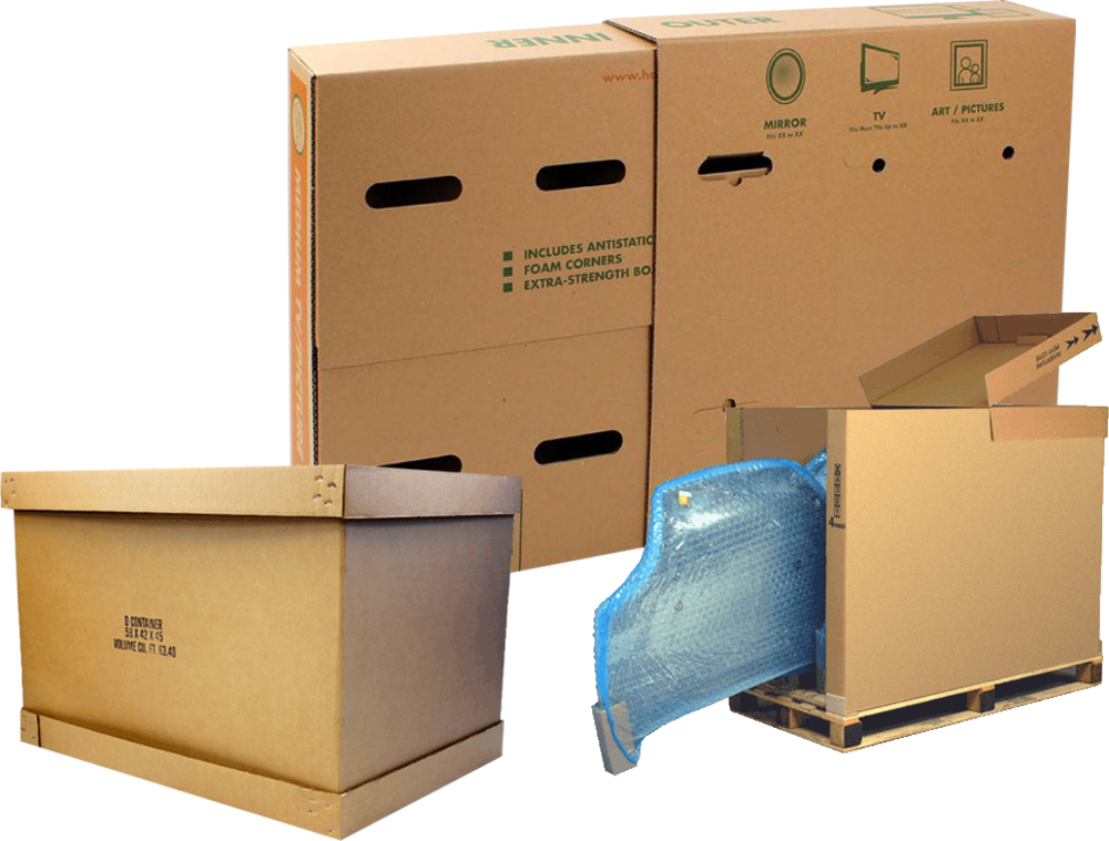 caixa para exportação